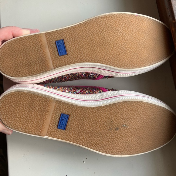 Kate Spade Keds Multi Pink Glitter Double Slip On - Picture 6 of 8